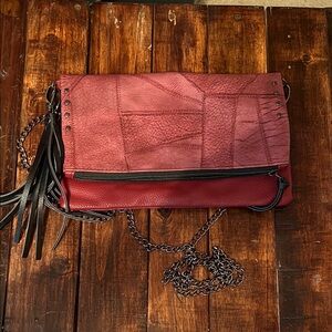 Red Leather Women's Bag